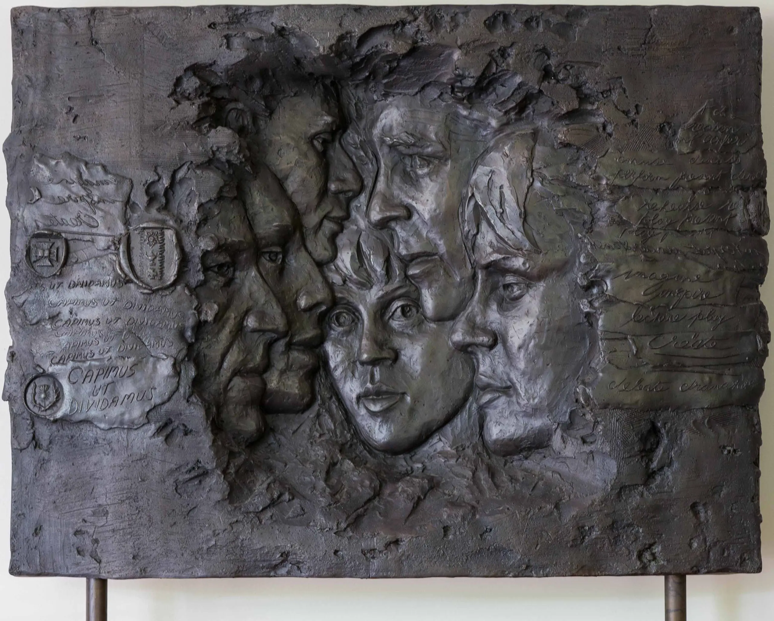 A close-up photo of a bronze sculpture.